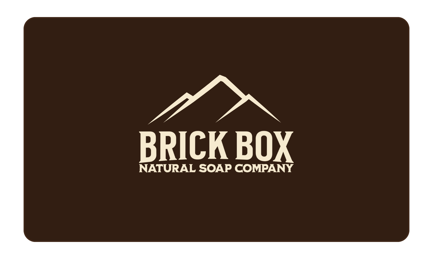 a Brick Box Natural Soap Co. gift card