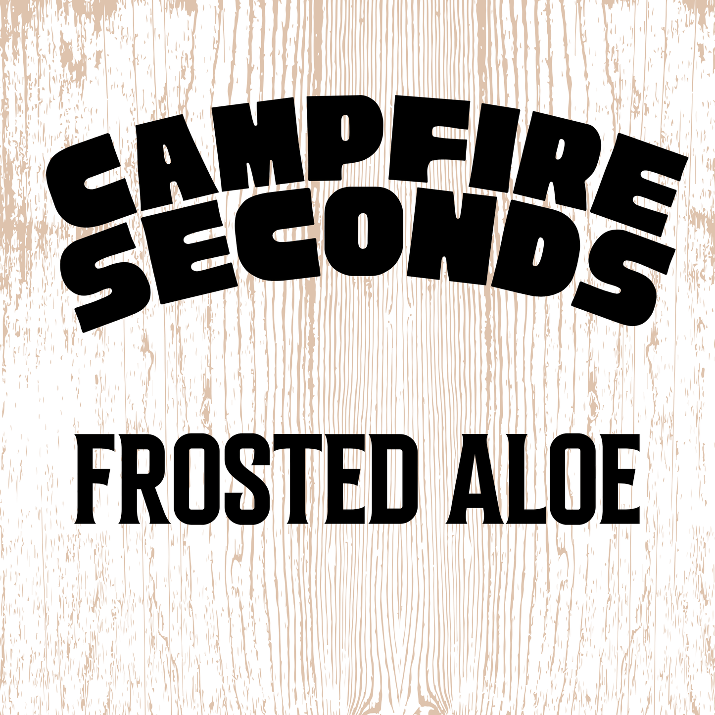 a label for Campfire Second soap - Frosted Aloe by Brick Box