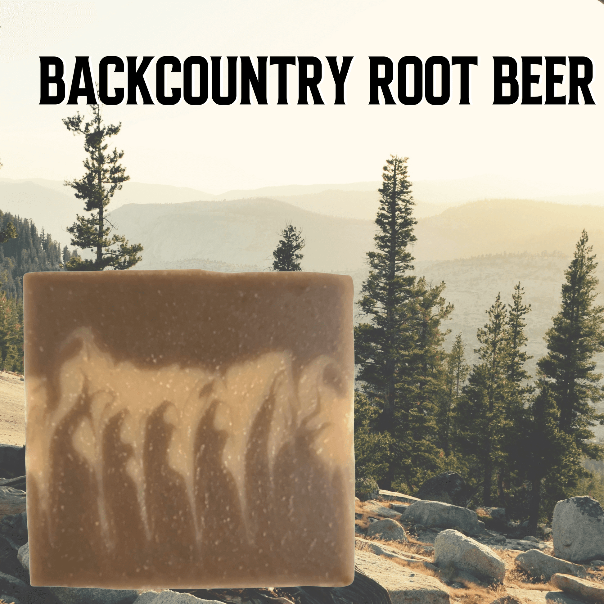 Backcountry Root Beer soap by Brick Box