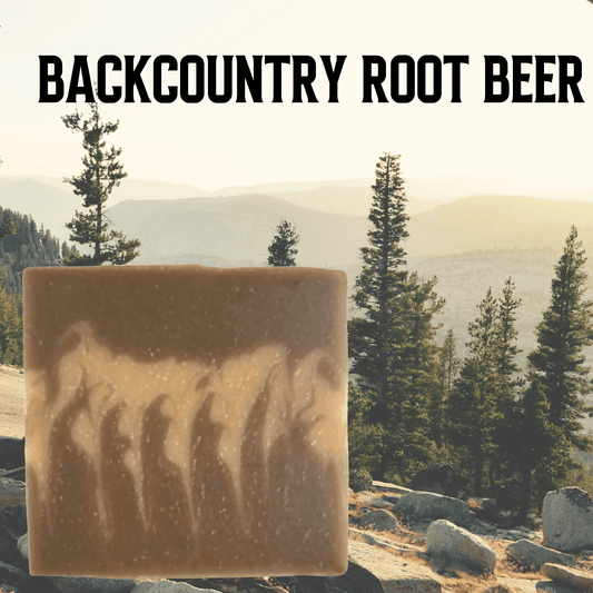 Backcountry Root Beer soap by Brick Box