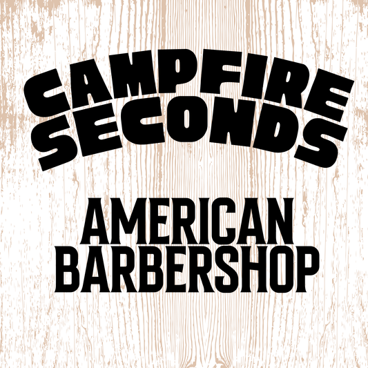 label for Campfire Seconds soap - American Barbershop by Brick Box