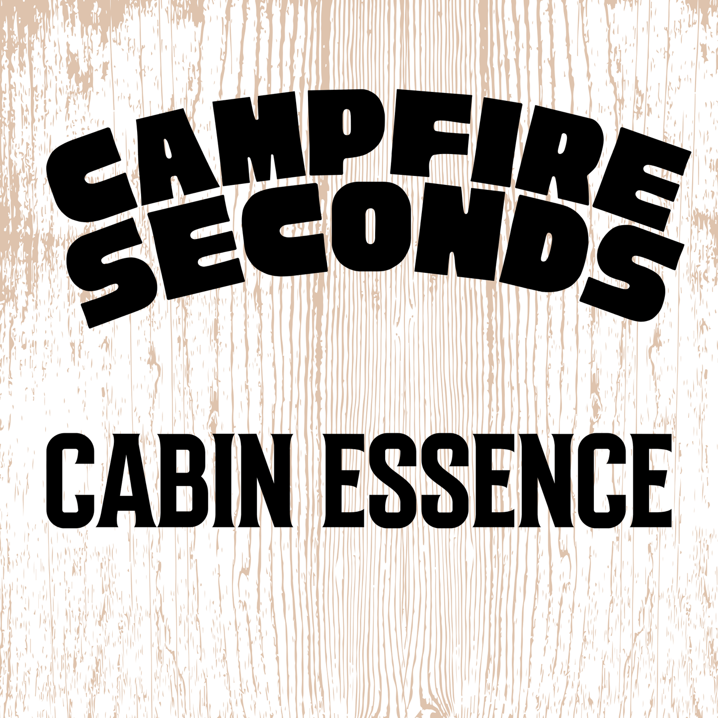 label for Campfire Seconds soap - Cabin Essence by Brick Box