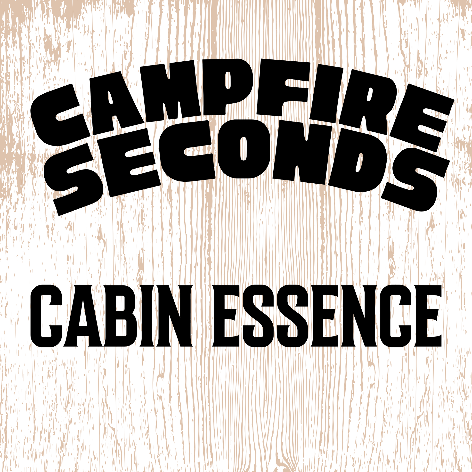 label for Campfire Seconds soap - Cabin Essence by Brick Box