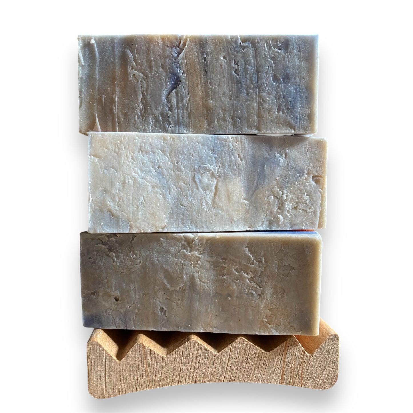 American Barbershop natural soap stack
