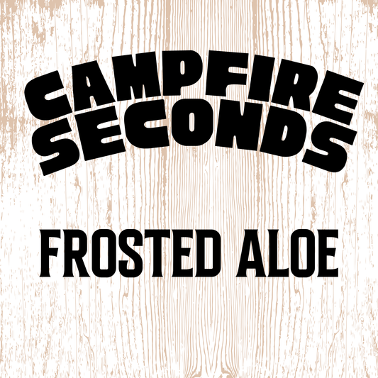a label for Campfire Second soap - Frosted Aloe by Brick Box