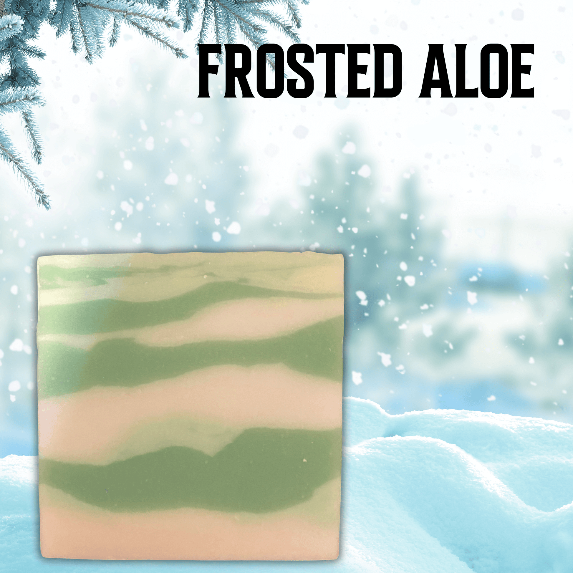 Frosted Aloe soap by Brick Box