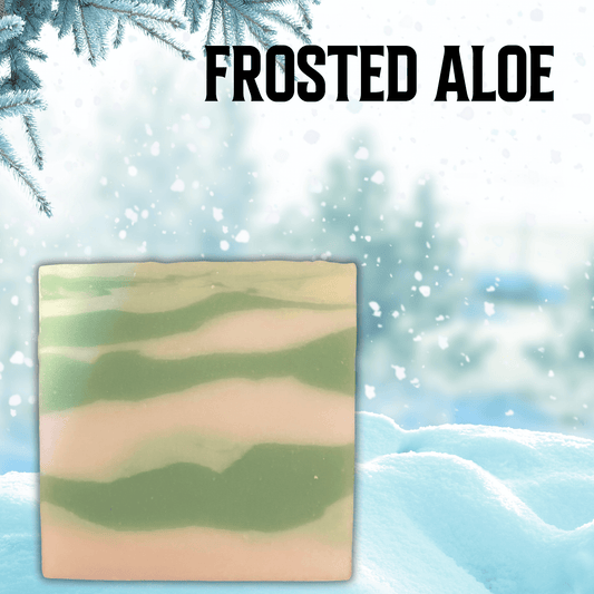 Frosted Aloe soap by Brick Box