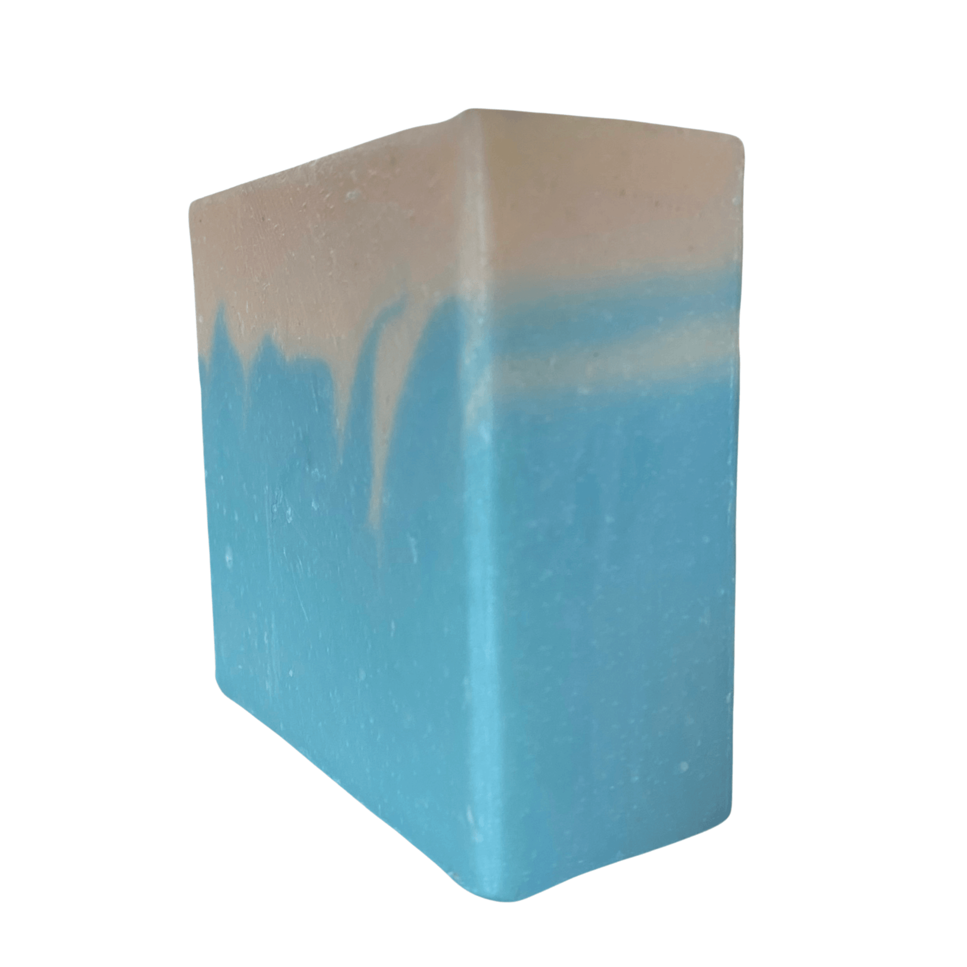 an angle view of Hawthorne soap by Brick Box Natural Soap Co.