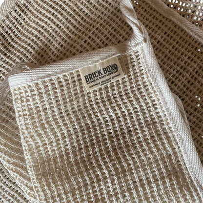 sisal washcloth close up