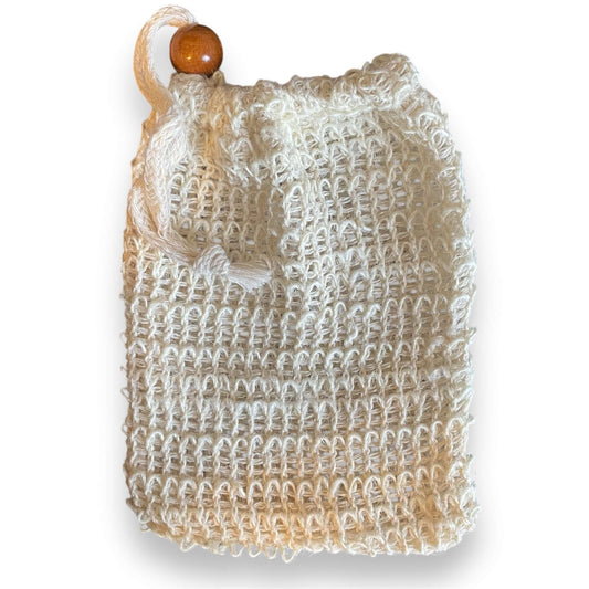 sisal soap satchel