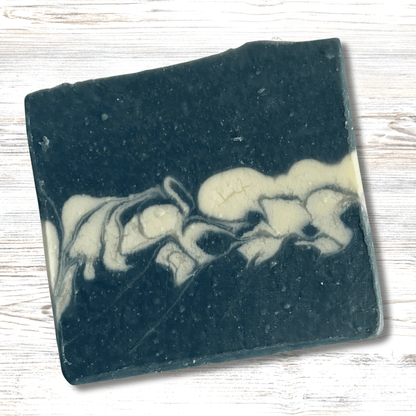 a bar of Summer Storm soap by Brick Box